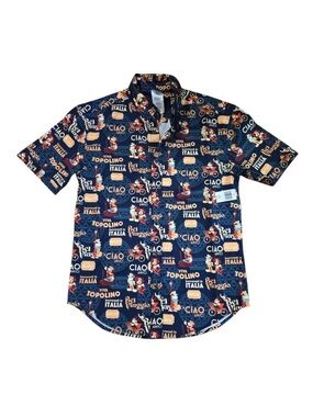 Disney Epcot Pavilion World Showcase Italy Mickey Camp Shirt Men’s XXL NEW